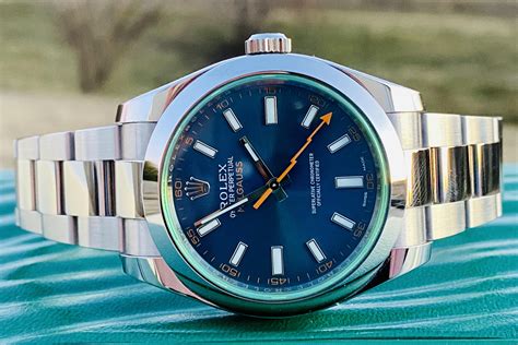 rolex milgauss 116400 buy|rolex milgauss 116400gv blue dial.